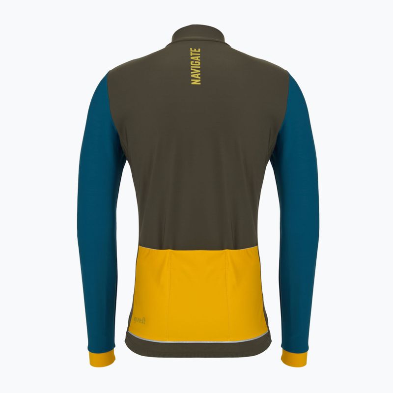 Bluza rowerowa męska Quest Navigator green 2