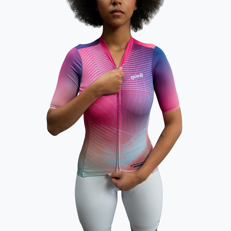 Koszulka rowerowa damska Quest Pink Wind W 6