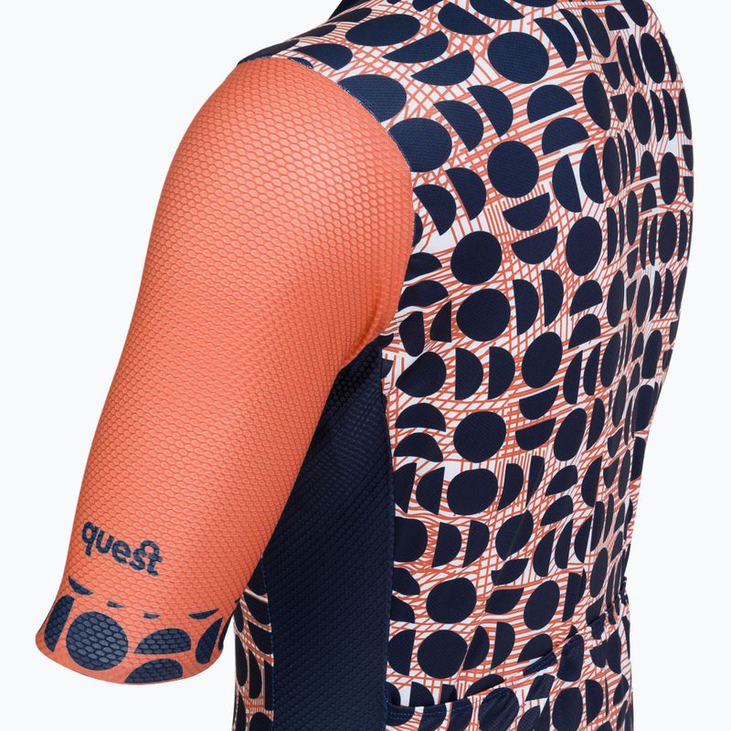 Koszulka rowerowa męska Quest Retro 3