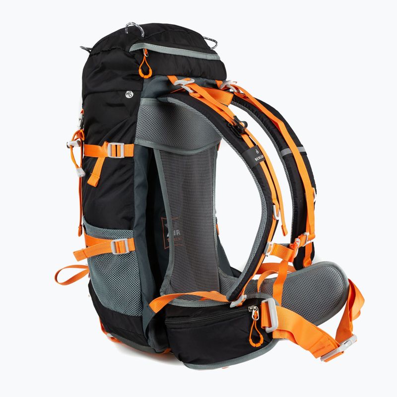 Plecak turystyczny BERGSON Tunnebo 35 l black/orange 4