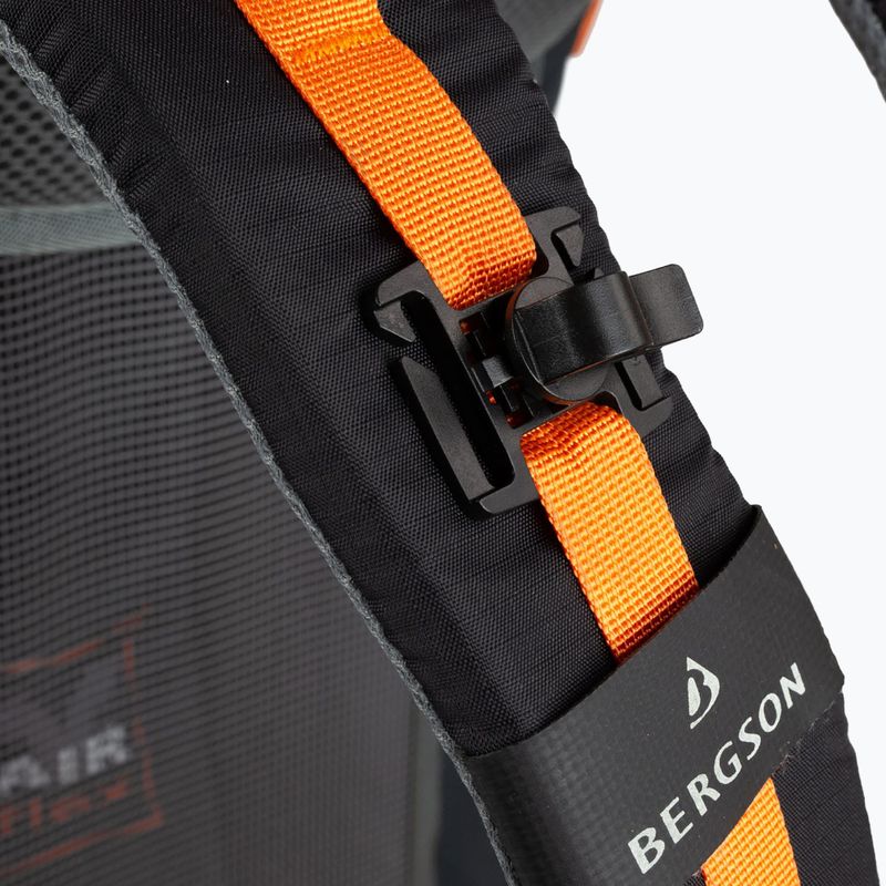 Plecak turystyczny BERGSON Tunnebo 35 l black/orange 12