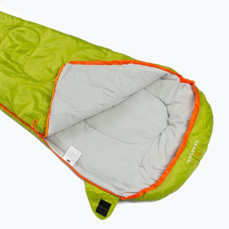 Śpiwór dziecięcy BERGSON Junior 300 grenoble green 3