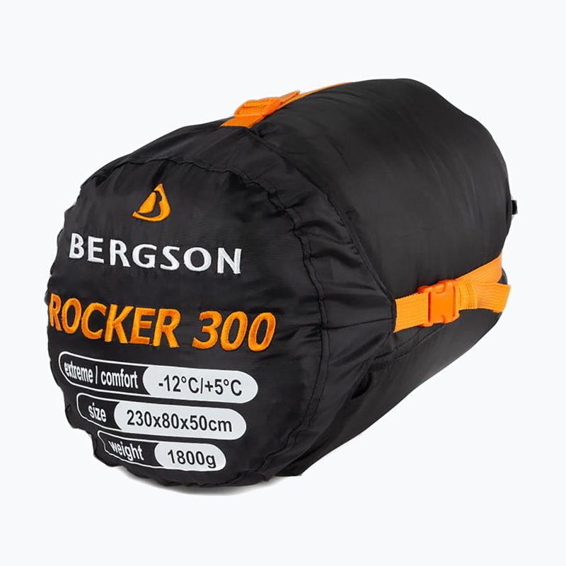 Śpiwór BERGSON Rocker 300 asphalt/navy 9