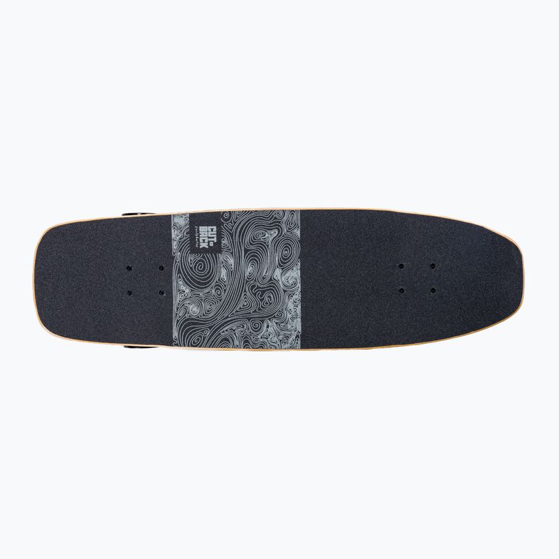 Deskorolka surfskate Cutback Surfskate Black Wave 3