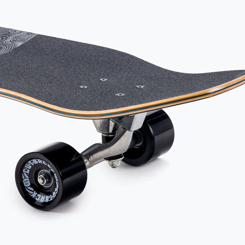 Deskorolka surfskate Cutback Surfskate Black Wave 7