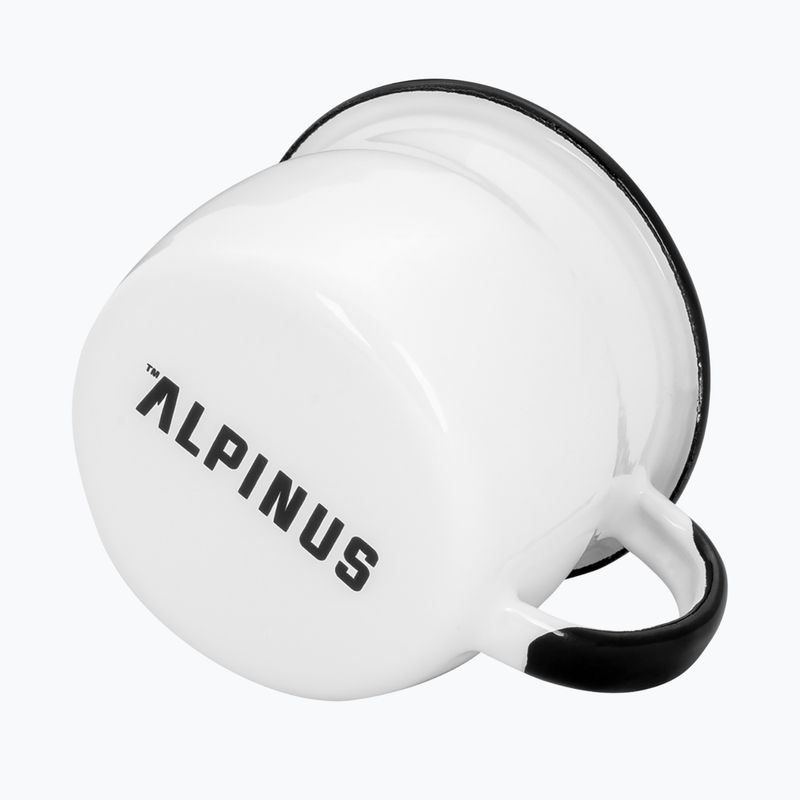 Kubek turystyczny Alpinus Emaliowany Ryś biały 3