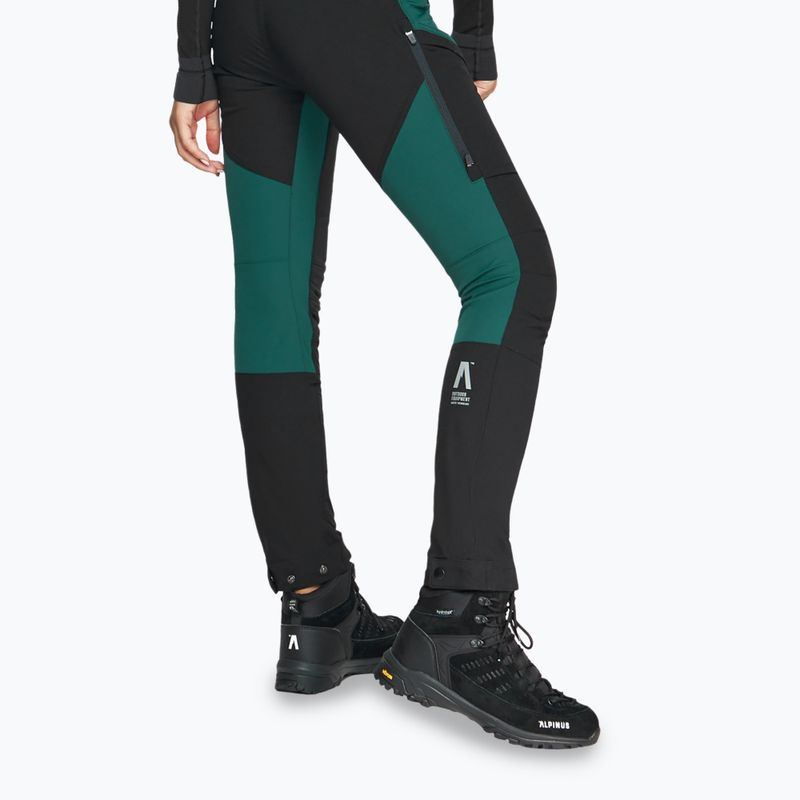 Spodnie trekkingowe damskie Alpinus Socompa zielone 4