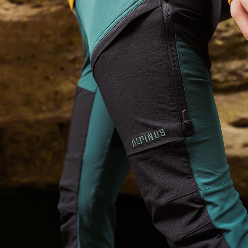 Spodnie trekkingowe damskie Alpinus Socompa zielone 6