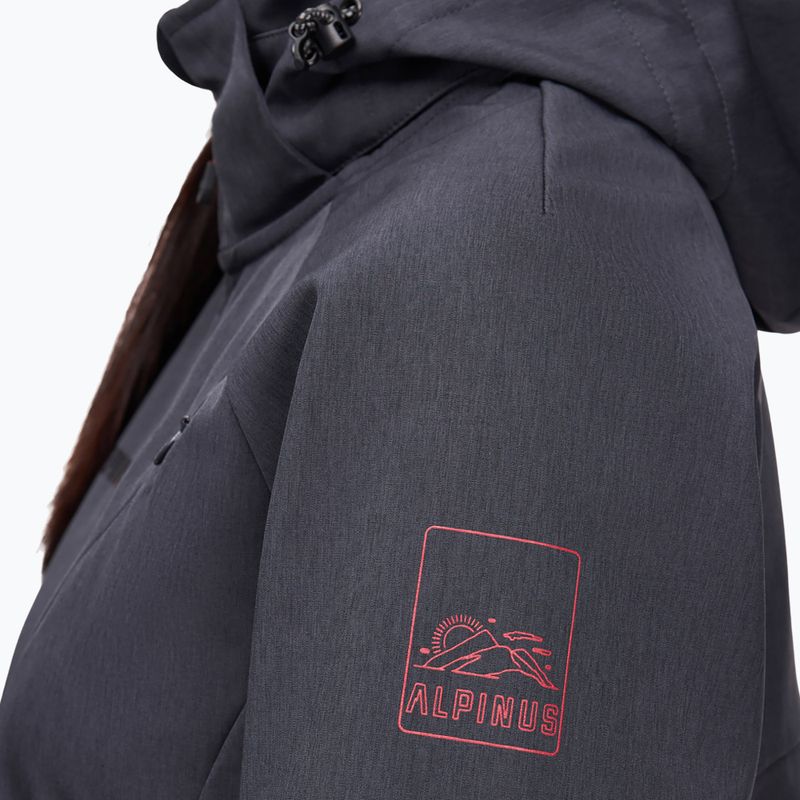 Kurtka softshell damska Alpinus Minthi grafitowy/czarny 4