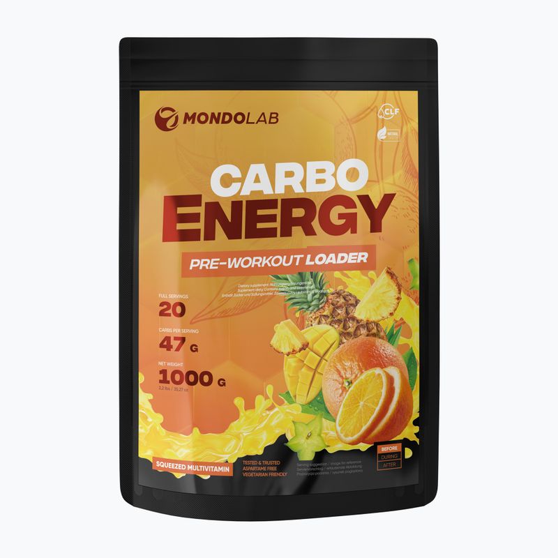 Węglowodany MONDOLAB Carbo Energy Squeezed Multivitamin 1000 g