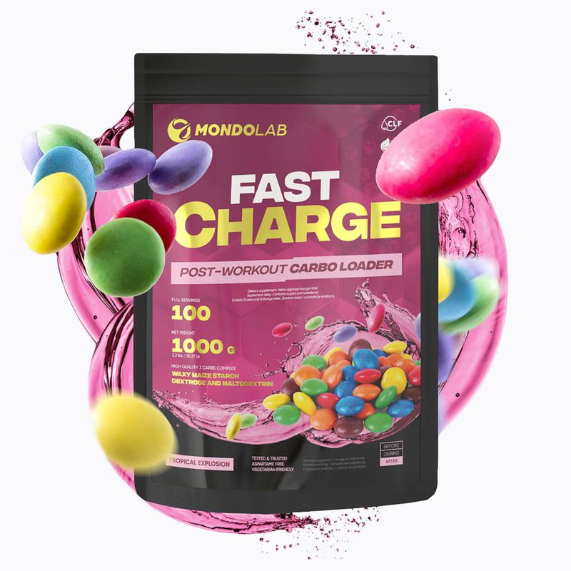 Węglowodany MONDOLAB Fast Charge Tropical Explosion 1000 g 3