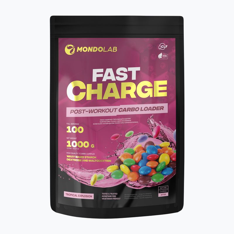 Węglowodany MONDOLAB Fast Charge Tropical Explosion 1000 g