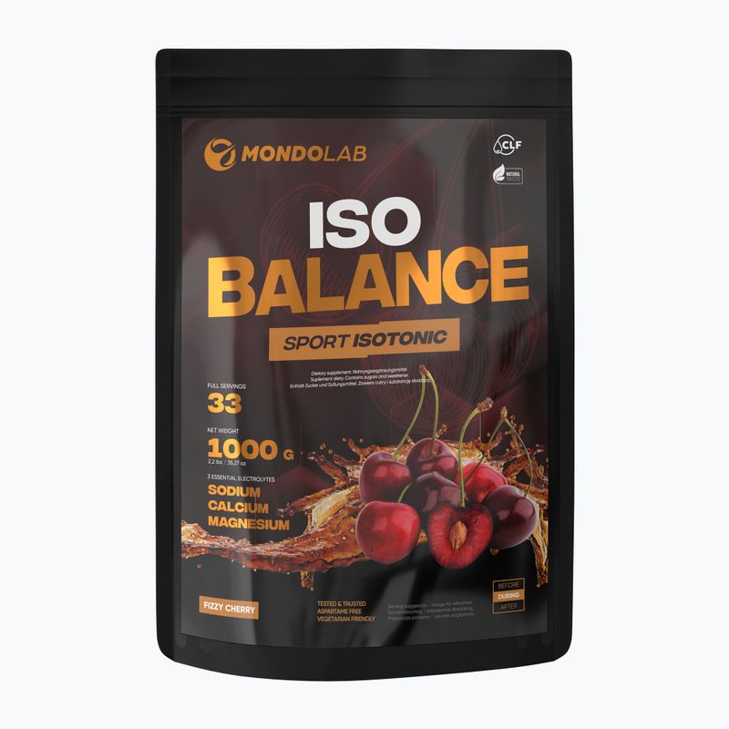 Napój izotoniczny MONDOLAB Balance Fizzy Cherry 1000 g
