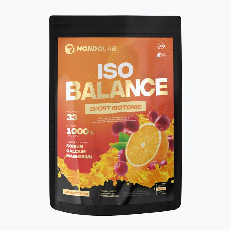 Napój izotoniczny MONDOLAB Balance Bitter Cranberry Punch 1000 g