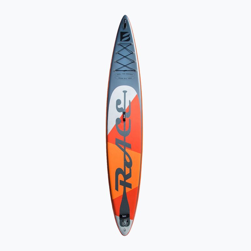Zestaw deska SUP pompowana Bass Race Pro 12'6'' szara 2