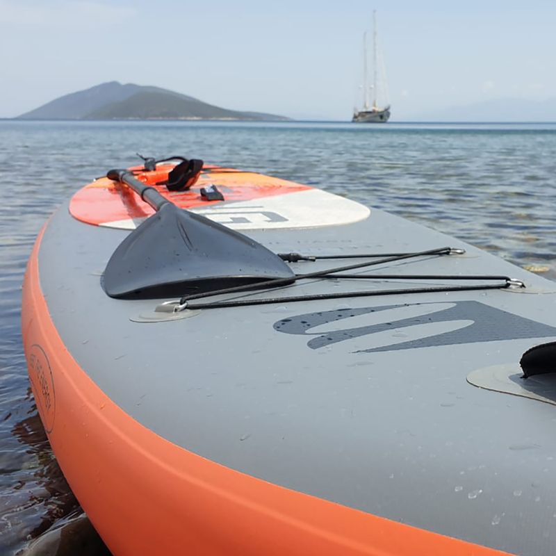 Zestaw deska SUP pompowana Bass Race Pro 12'6'' szara 9