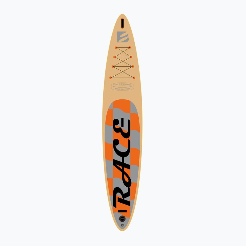 Deska SUP Bass Race 12'6" PRO + Extreme Pro M+ pomarańczowa 2