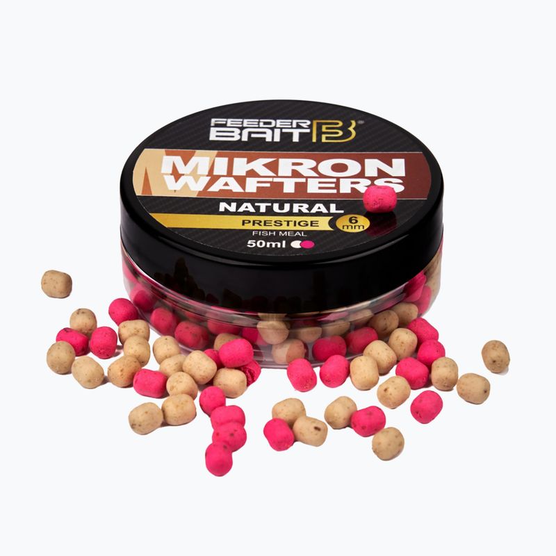 Przynęta haczykowa wafters Feeder Bait Mikron Wafters Natural 6 mm 50 ml