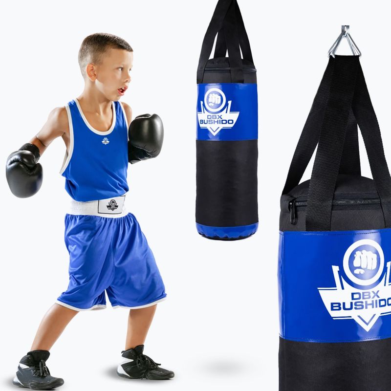 Worek bokserski dziecięcy DBX BUSHIDO Kids 60 cm blue 9