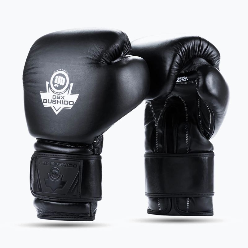 Rękawice bokserskie DBX BUSHIDO "ProFight" czarny 2