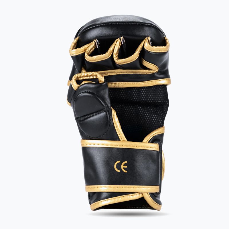 Rękawice grapplingowe DBX BUSHIDO Master MMA czarny/złoty 3