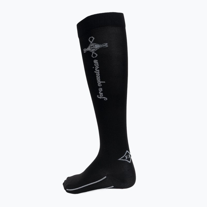 Skarpety damskie FERA Equestrian Basic black 2