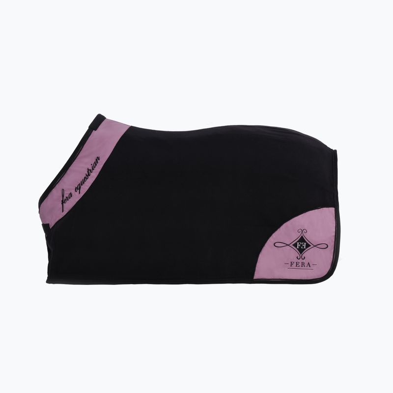 Derka polarowa FERA Equestrian Lamina black/rose 2