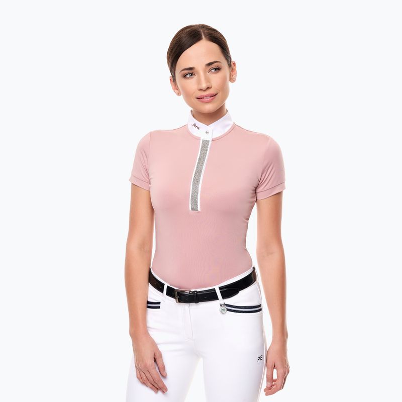 Koszula konkursowa damska FERA Equestrian Stardust rose