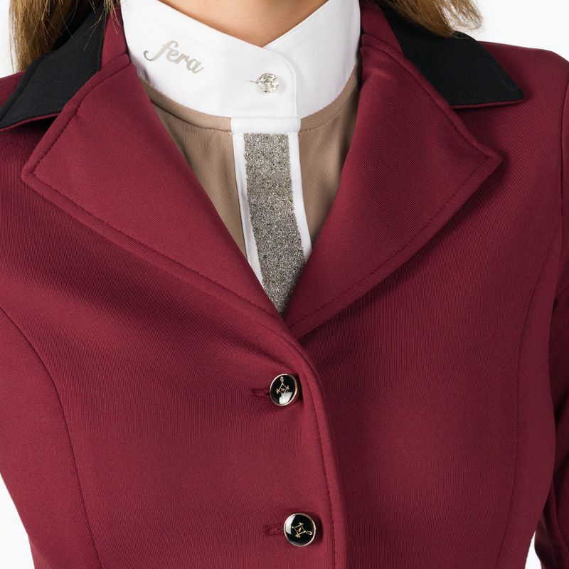 Frak jeździecki damski FERA Equestrian The One burgundy 5
