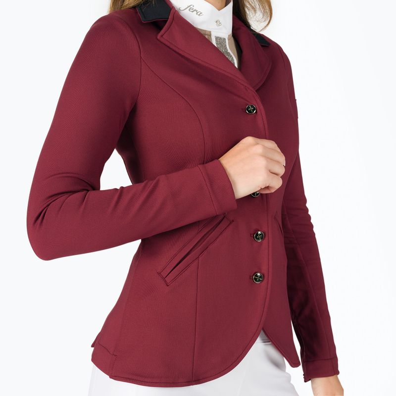 Frak jeździecki damski FERA Equestrian The One burgundy 6