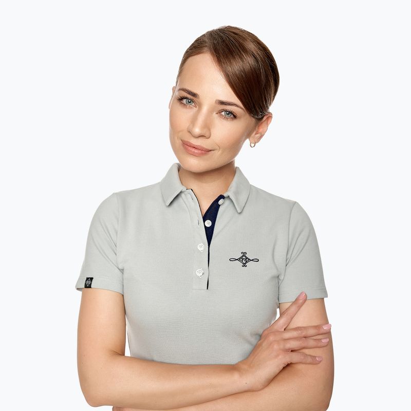 Koszulka damska FERA Equestrian Polo Bea grey 2