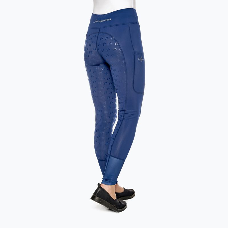 Legginsy jeździeckie damskie FERA Equestrian Enola navy 6