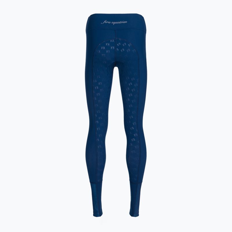 Legginsy jeździeckie damskie FERA Equestrian Enola navy 2