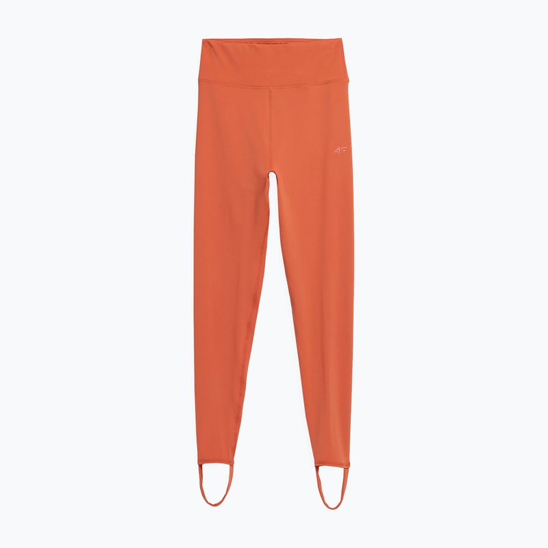 Legginsy do jogi damskie 4F F045 orange