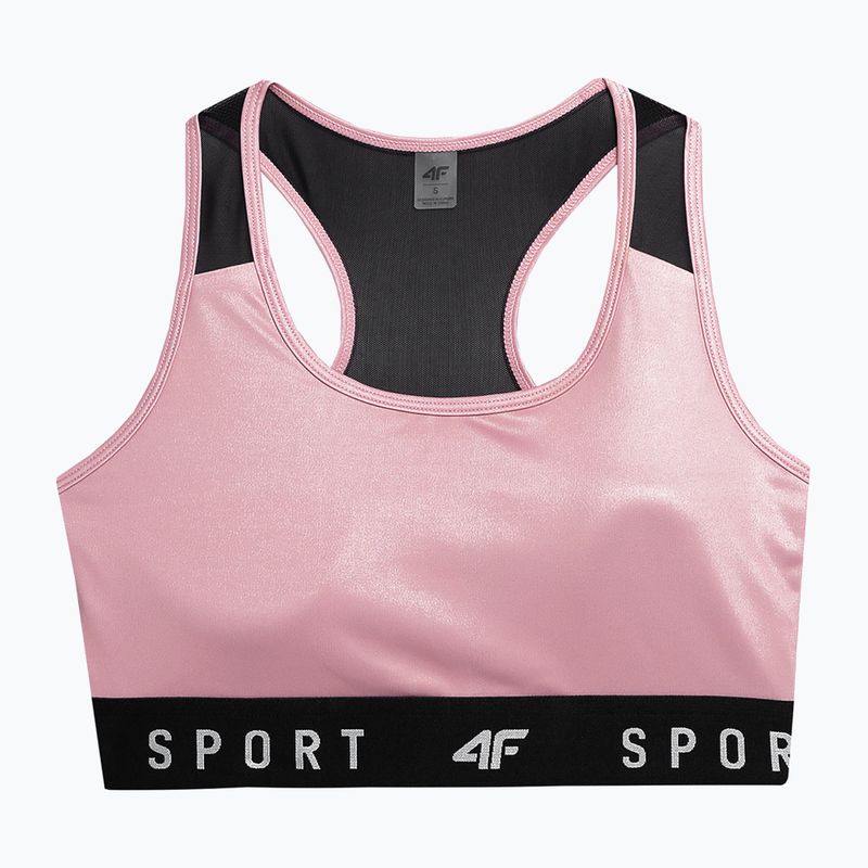 Biustonosz treningowy 4F F051 light pink 4