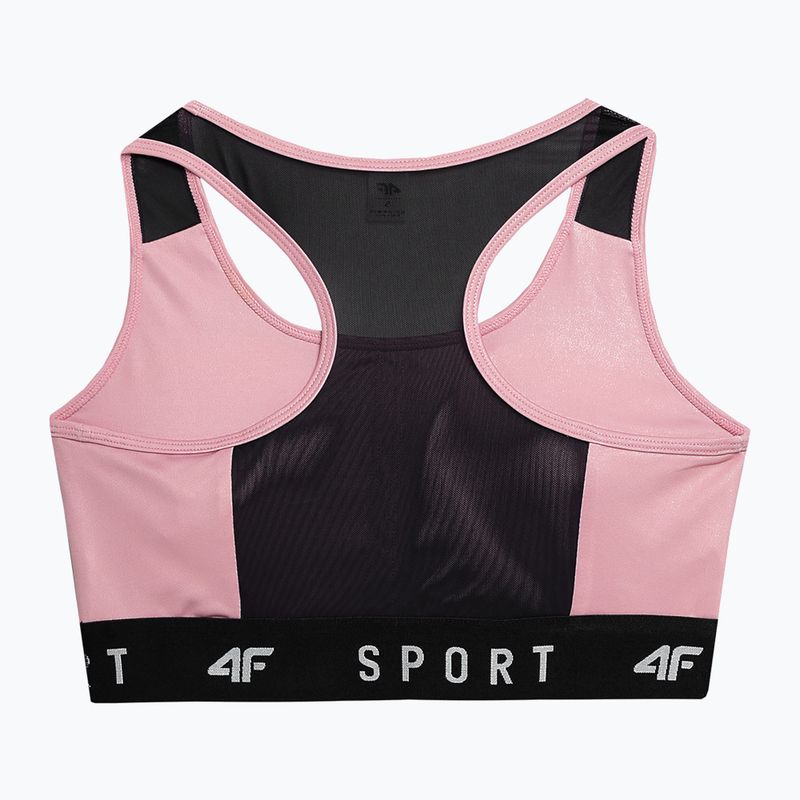 Biustonosz treningowy 4F F051 light pink 5