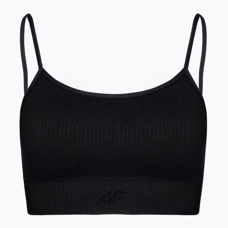 Biustonosz treningowy 4F F031 deep black