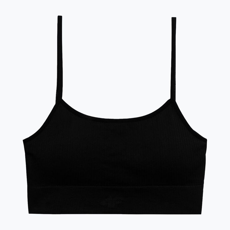 Biustonosz treningowy 4F F031 deep black 4