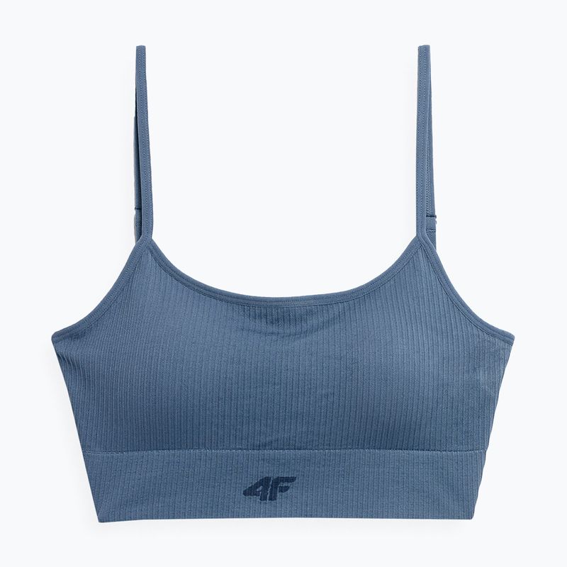 Biustonosz treningowy 4F F031 denim