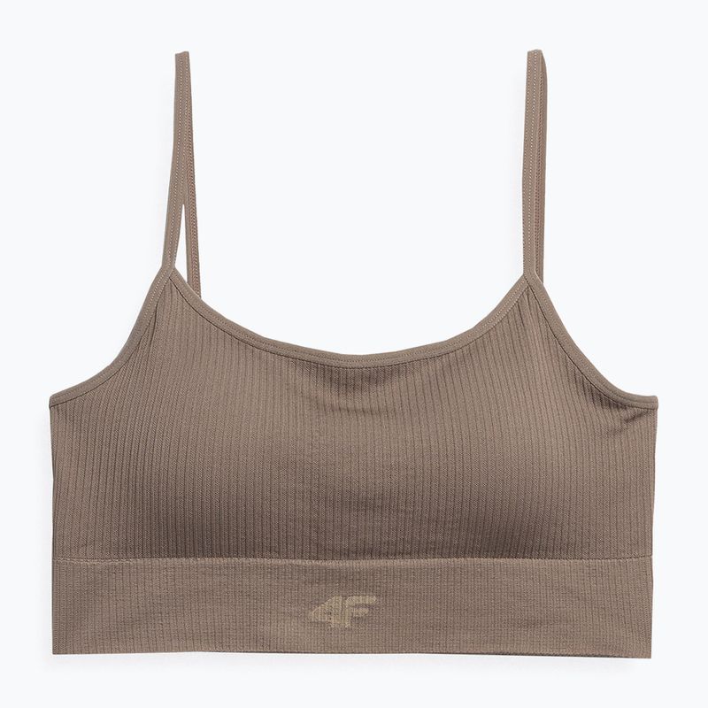 Biustonosz treningowy 4F F031 light brown