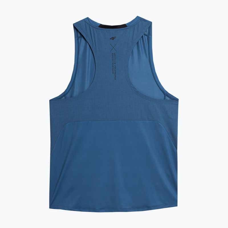 Tank top treningowy męski 4F M162 denim 2