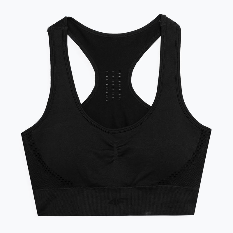 Biustonosz treningowy 4F F037 deep black