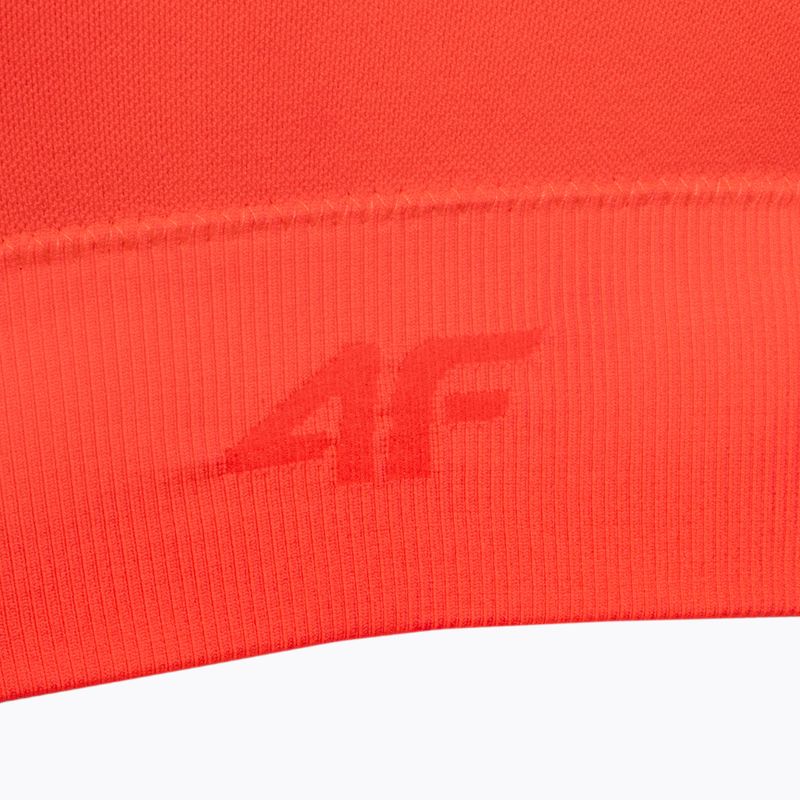 Biustonosz treningowy 4F F037 red neon 3