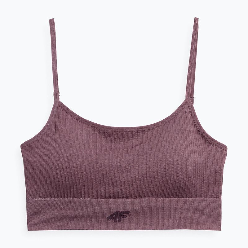 Biustonosz treningowy 4F F031 burgundy