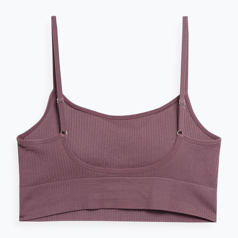 Biustonosz treningowy 4F F031 burgundy 2