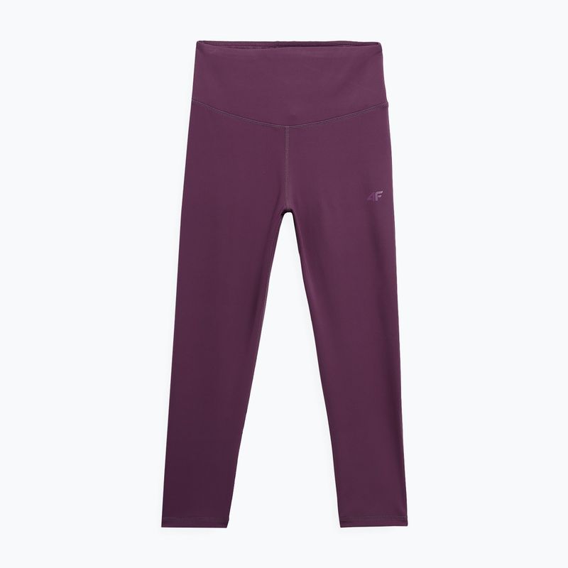 Legginsy damskie 4F F122 burgundy