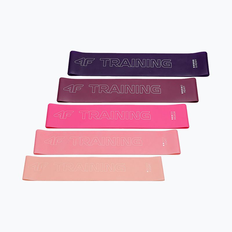 Gumy do ćwiczeń 4F U033 multicolour