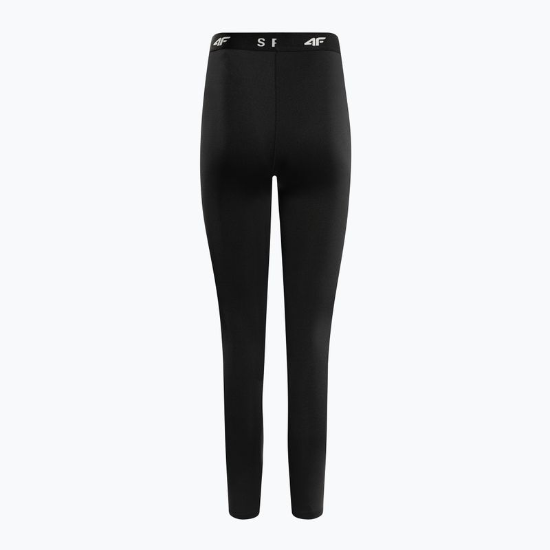 Legginsy treningowe damskie 4F F077 deep black 5