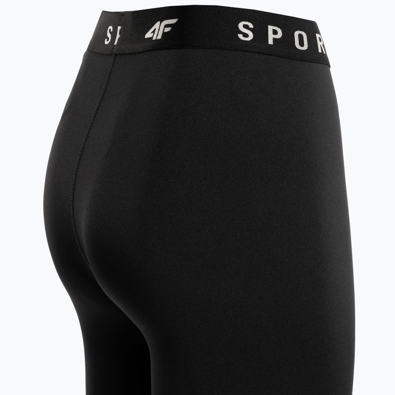 Legginsy treningowe damskie 4F F077 deep black 7