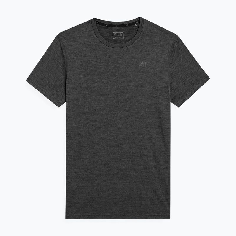 Koszulka męska 4F M260 deep black melange